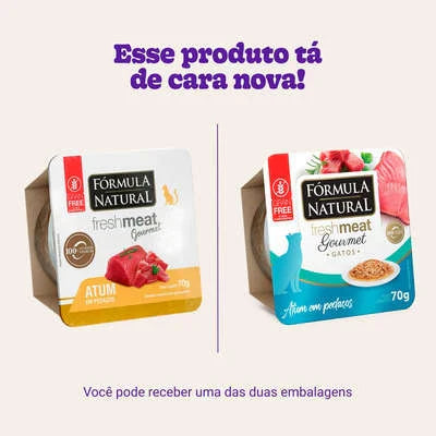 Ração Úmida Fórmula Natural Fresh Meat Gourmet para Gatos Adultos