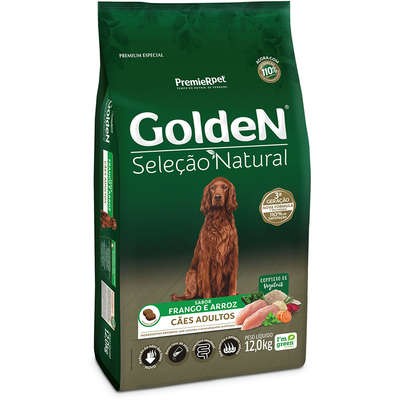 Ração Seca PremieR Pet Golden Seleção Natural para Cães Adultos