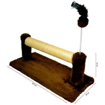 Brinquedo Arranhador São Pet Gira Gira Marrom