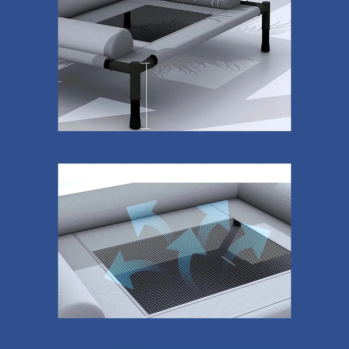 Cama Pet Elevada CampCushion