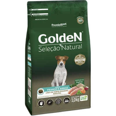 Ração Seca PremieR Pet Golden Seleção Natural para Cães Adultos Mini Bits