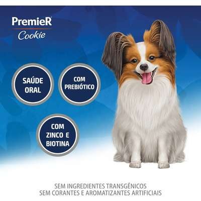 Biscoito PremieR Cookie para Cães Adultos Porte Pequeno Sabor Frutas Vermelhas