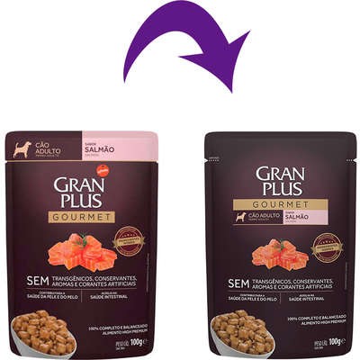 Ração Úmida GranPlus Gourmet Sachê Ovelha para Cães Adultos