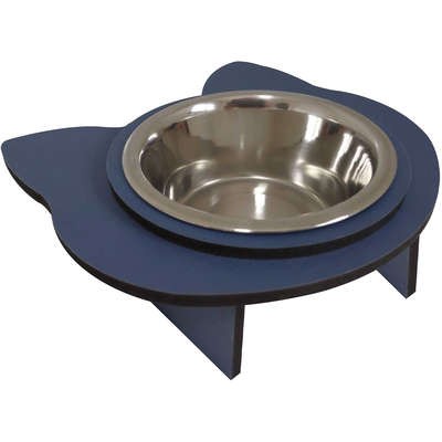 Comedouro Gato Azul para Gatos