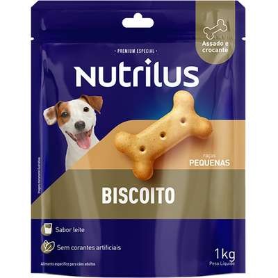Biscoito Nutrilus para Cães Adultos Porte Pequeno