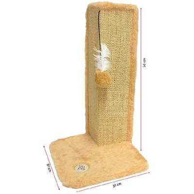 Brinquedo Arranhador São Pet Protector Bege