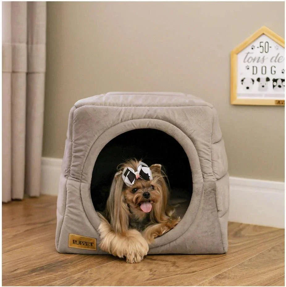 Cama Iglu 2 em 1 Suede Rato