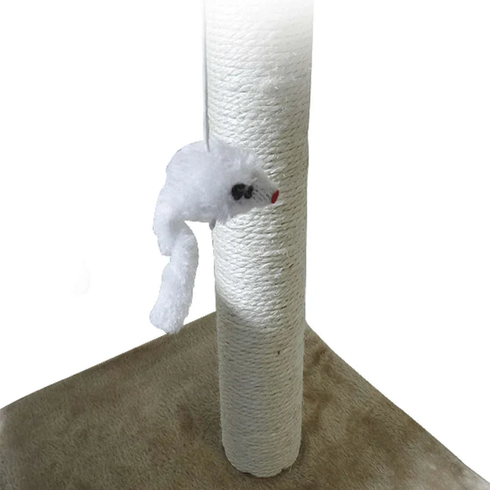 Brinquedo Arranhador The Pets Brasil 02 Bases Suspensas e Caixa