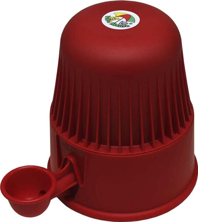 Bebedouro Vida Mansa Light Polipropileno PP Vermelho para Raças Pequenas