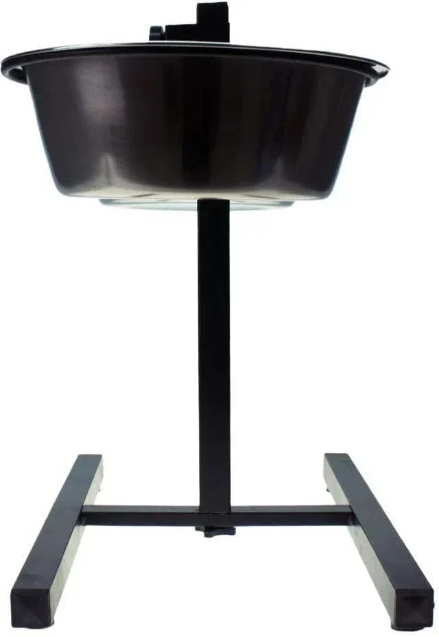 Comedouro Duplo de Inox Ajustável em Altura Chalesco