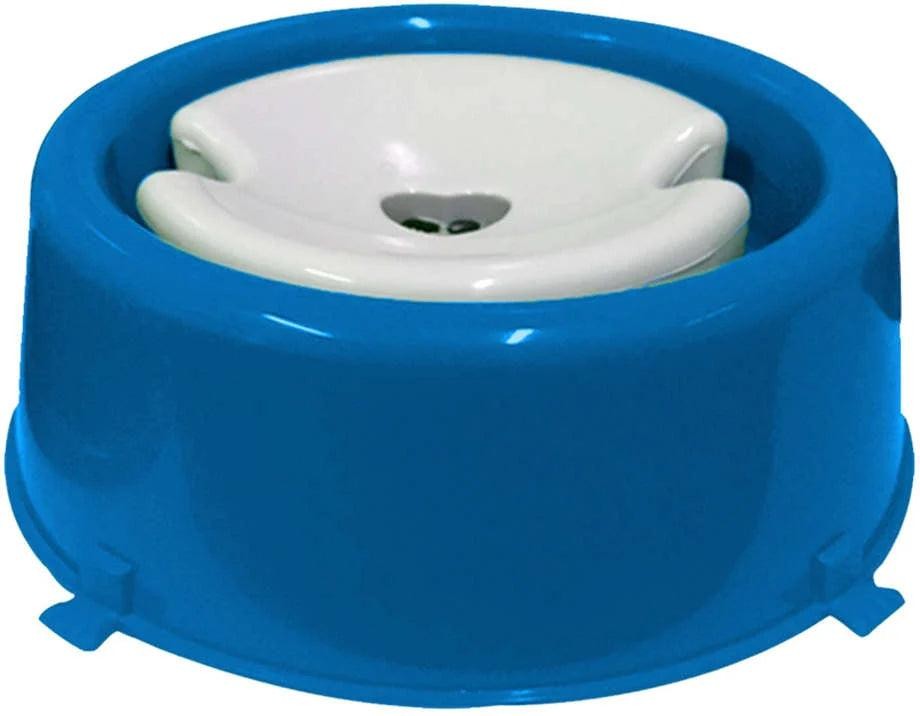 Bebedouro Furacão Pet Plástico Pop Azul Pelos Longos