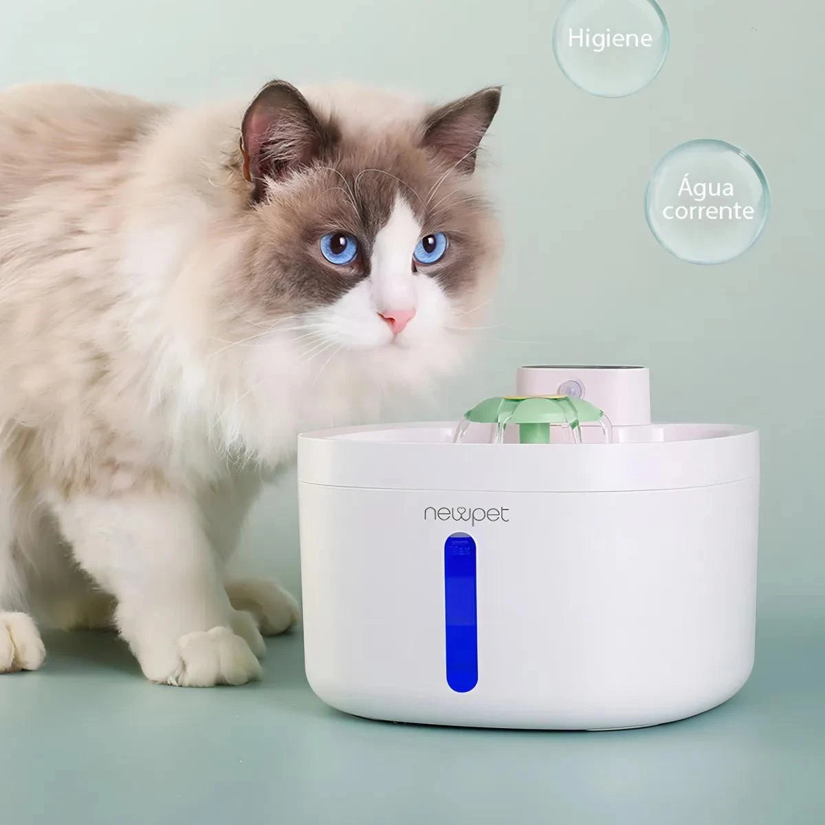 New Pet sensor sem fio bebedouro fonte para gato cão 2.6L