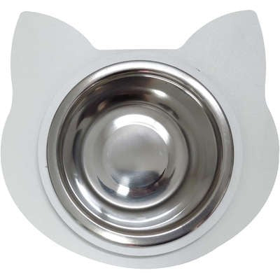 Comedouro Gato Amadeirado para Gatos