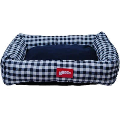 Cama Kroco Flex Xadrez Azul Marinho