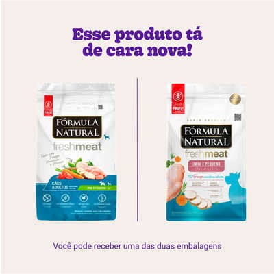 Ração Seca Fórmula Natural Fresh Meat Cães Adultos Raças Mini e Pequena