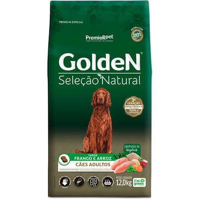 Ração Seca PremieR Pet Golden Seleção Natural para Cães Adultos