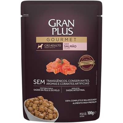 Ração Úmida GranPlus Gourmet Sachê Ovelha para Cães Adultos