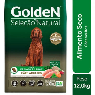 Ração Seca PremieR Pet Golden Seleção Natural para Cães Adultos