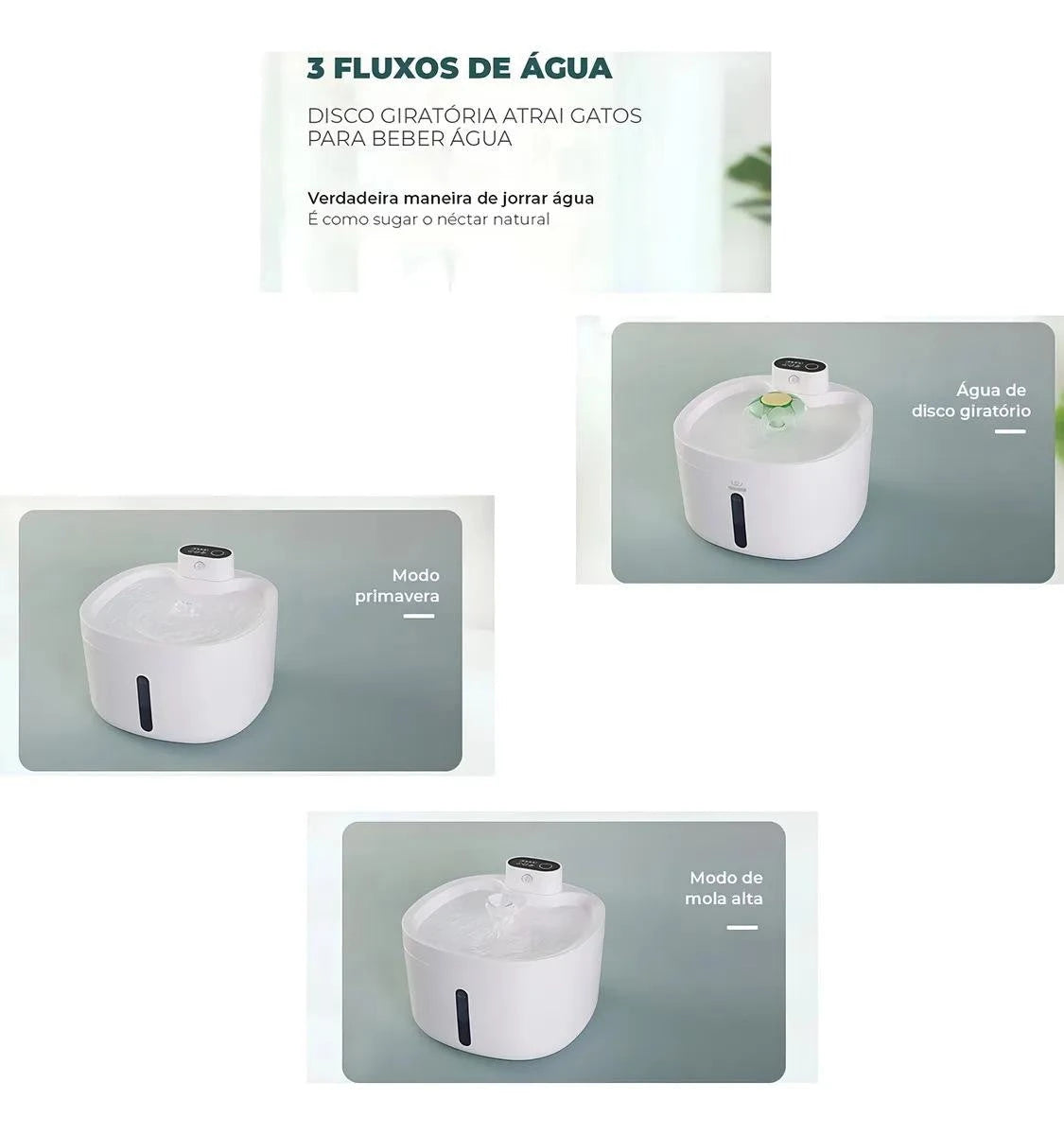 New Pet sensor sem fio bebedouro fonte para gato cão 2.6L