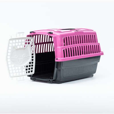 Caixa de Transporte Cat Love Travel Rosa