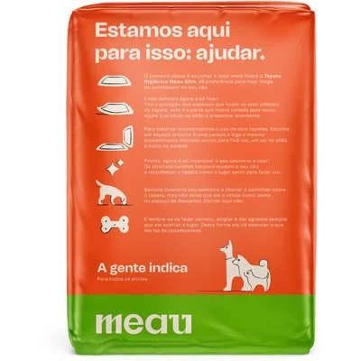 Tapete Higiênico Meau Cheirinho Cítrico Slim para Cães