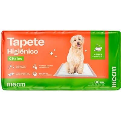 Tapete Higiênico Meau Cheirinho Cítrico para Cães