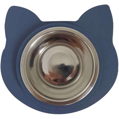 Comedouro Gato Azul para Gatos