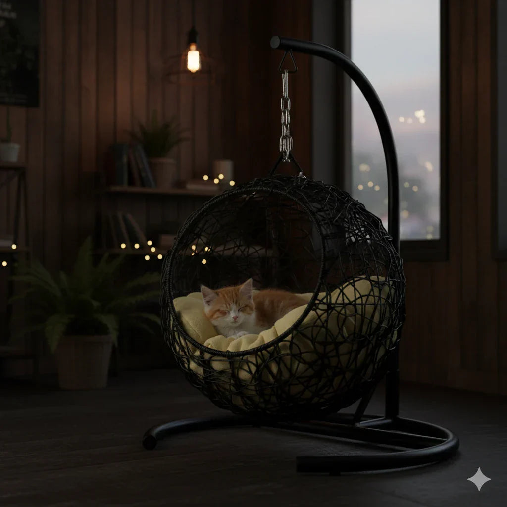 Cama de Balanço Suspensa para Gatos