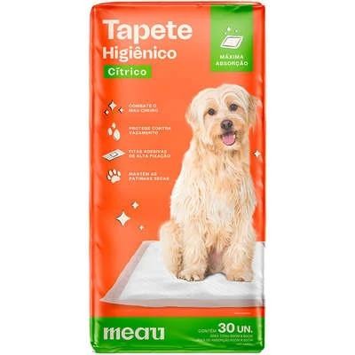 Tapete Higiênico Meau Cheirinho Cítrico para Cães