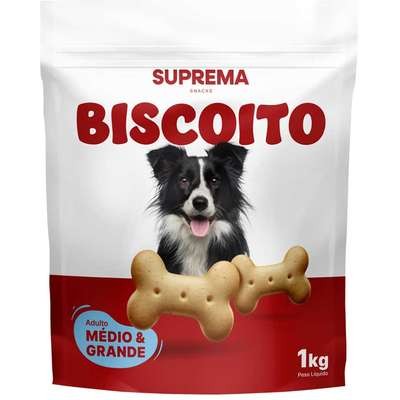 Biscoito Suprema para Cães Adultos Porte Médio e Grande