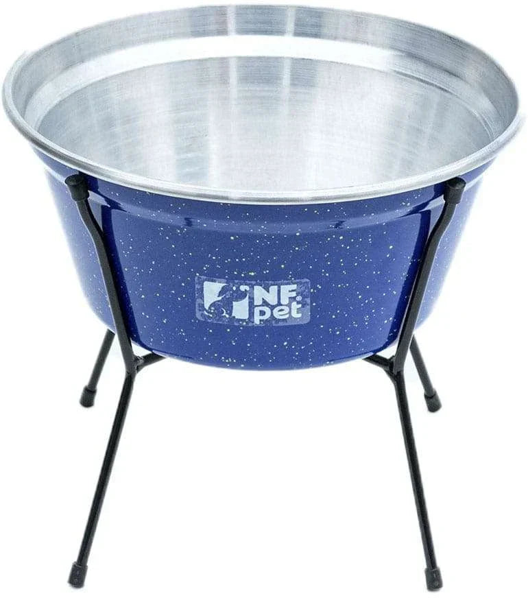 Comedouro NF Pet Aramado Simples Azul