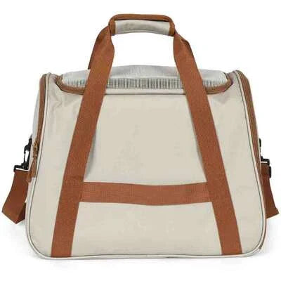 Bolsa de Transporte Média Up4you Plush Bege para Cães e Gatos