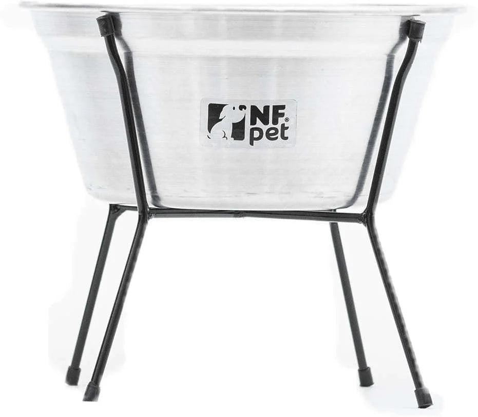 Comedouro NF Pet Aramado Simples em Alumínio
