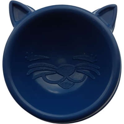 Comedouro Luxo Azul para Gatos