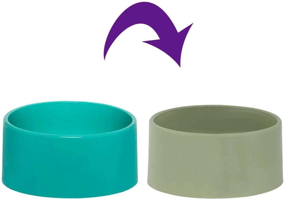 Comedouro Família de Estimação Slim Verde para Cães