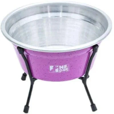 Comedouro NF Pet Aramado Simples Rosa