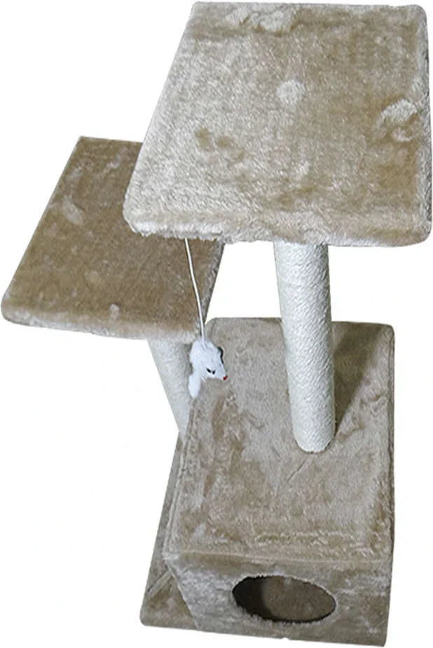 Brinquedo Arranhador The Pets Brasil 02 Bases Suspensas e Caixa