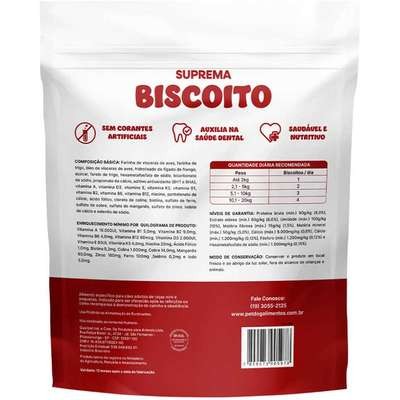 Biscoito Suprema para Cães Adultos Porte Pequeno