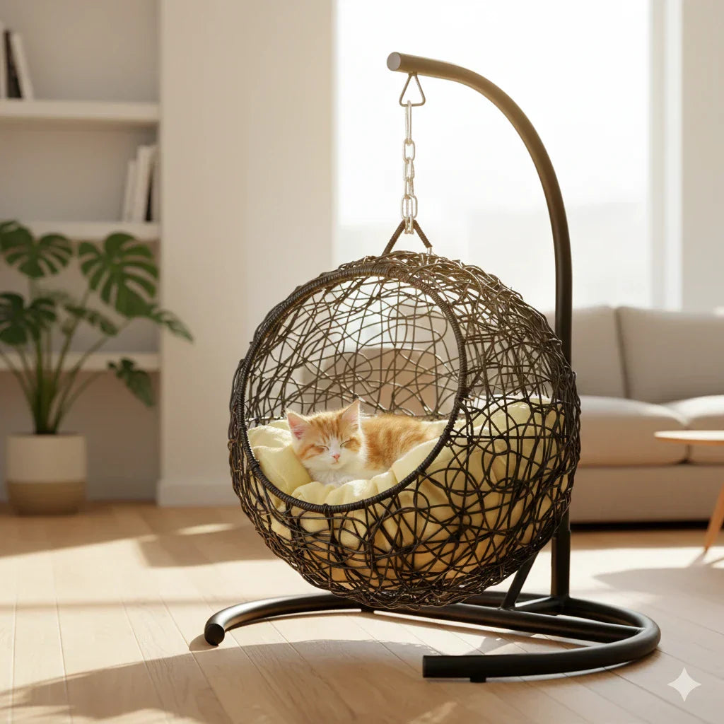 Cama de Balanço Suspensa para Gatos