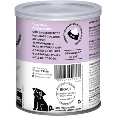 Ração Úmida True Mixer Carne, Batata Doce e Ervilha para Cães